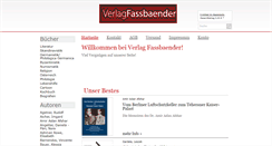 Desktop Screenshot of fassbaender.com