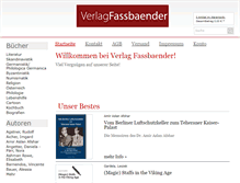 Tablet Screenshot of fassbaender.com